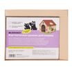 Когтеточка-домик Mr.Kranch для кошек 41.5х39.4х38.5 см из картона с кошачьей мятой бежевая — фото 2