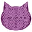 Лизательный коврик Mr.Kranch для медленного поедания силиконовый 12*12 см фиолетовый на присосках