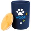 Бокс Mr.Kranch керамический для хранения корма для собак WOOF 1900 мл черный СКИДКА 50%