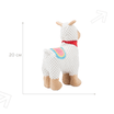 Игрушка Mr.Kranch для собак Лама плюшевая с пищалкой 20 см белая СКИДКА 50% — фото 6