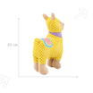 Игрушка Mr.Kranch для собак Лама плюшевая с пищалкой 20 см желтая СКИДКА 50% — фото 6