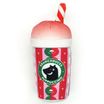Игрушка Mr.Kranch для собак Капучино Kranchbucks с пищалкой и хрустящей трубочкой новогодняя серия