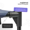 Лежанка-шезлонг каркасная для собак Mr.Kranch Elevated M средняя 81х63х19 см синяя — фото 14
