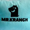 Лежанка Mr.Kranch для собак круглая размер 60х50х21см голубая — фото 3