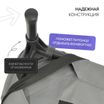 Лежанка-шезлонг каркасная для собак Mr.Kranch Elevated с мягкими бортиками средняя 81х63х27 см серая — фото 16