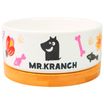 Миска Mr.Kranch Bamboo 340 мл Цветы Прованса керамическая на бамбуковой подставке розовая СКИДКА 40%