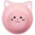 Миска Mr.Kranch керамическая для кошек Мордочка кошки 200 мл розовая СКИДКА 40%
