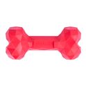 Игрушка Mr.Kranch для собак Кость дентальная Diamond 11 см красная с ароматом бекона