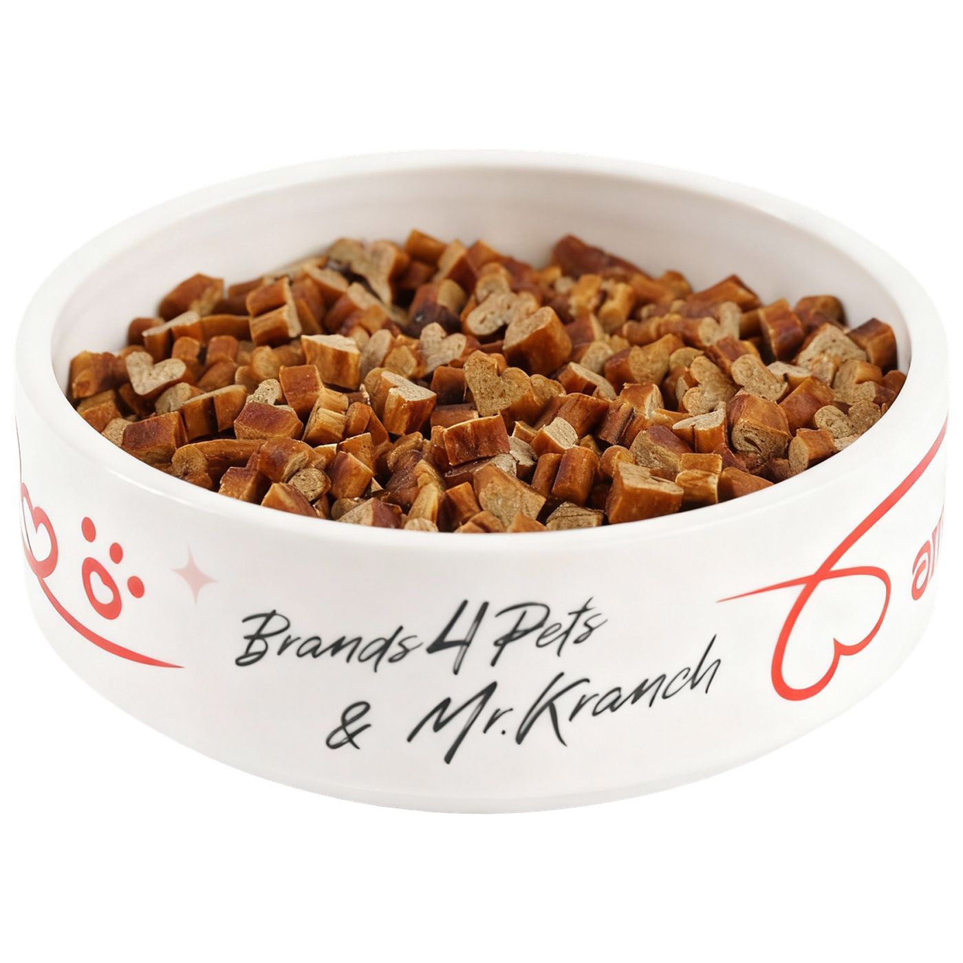 Лимитированная фарфоровая миска Mr.Kranch × Brands4Pets «Amore» 350 мл, белая — фото 4