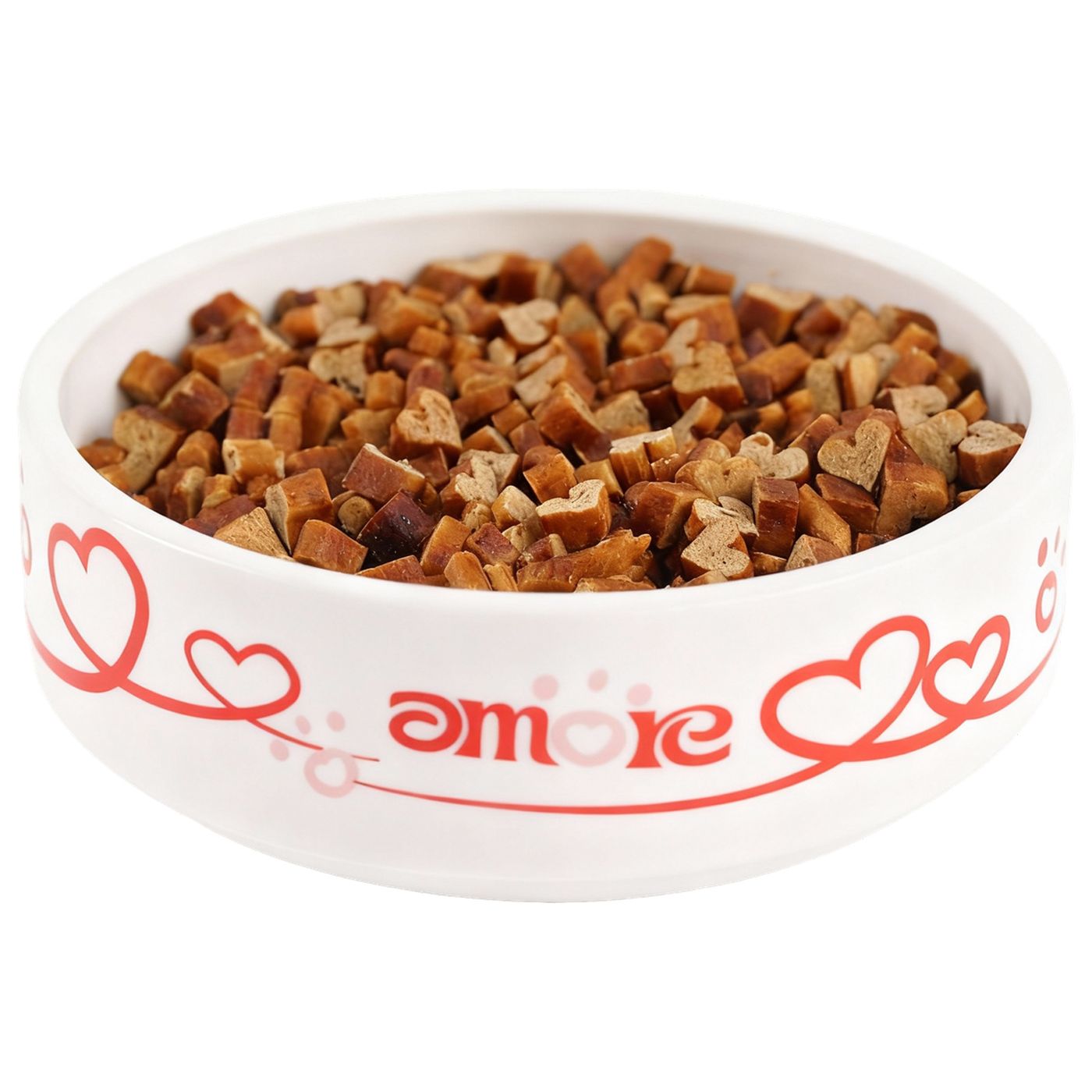 Лимитированная фарфоровая миска Mr.Kranch × Brands4Pets «Amore» 350 мл, белая — фото 5