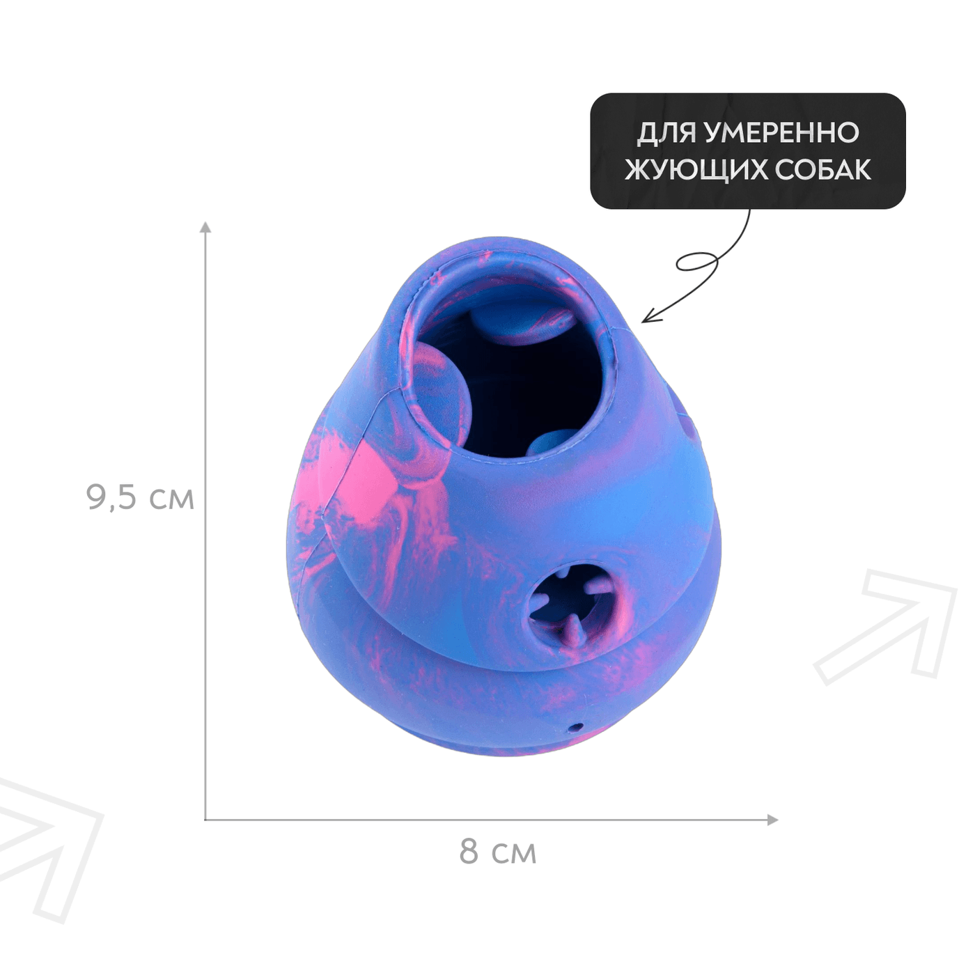 Игрушка Mr.Kranch для собак 8*9.5 см разноцветная не ароматизированная — фото 6