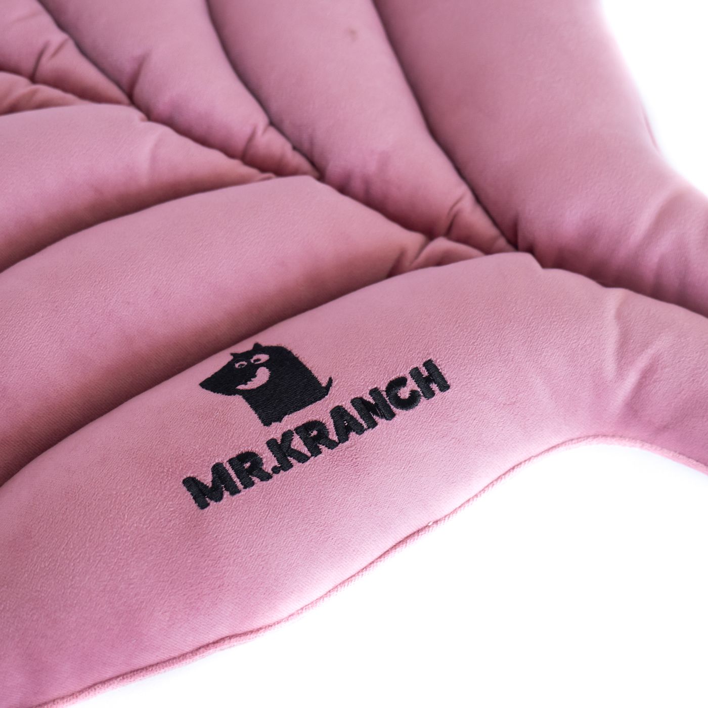 Лежанка Mr.Kranch для собак Листочек большая двусторонняя размер 120х73х6см розовая — фото 2