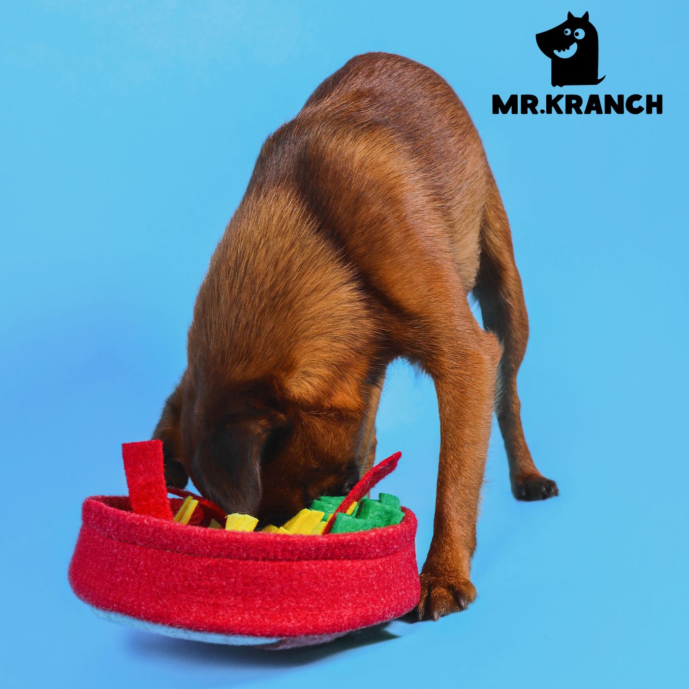 Нюхательная игрушка Mr.Kranch Пицца размер 18x18см — фото 7
