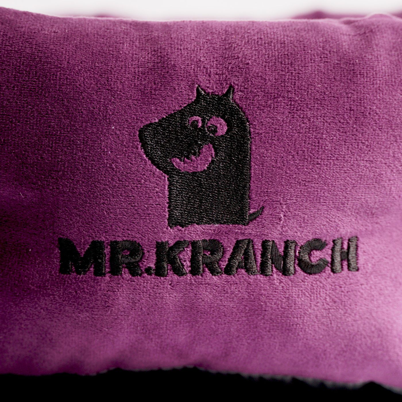 Лежанка Mr.Kranch для собак круглая размер 60х50х21см виноградная — фото 3