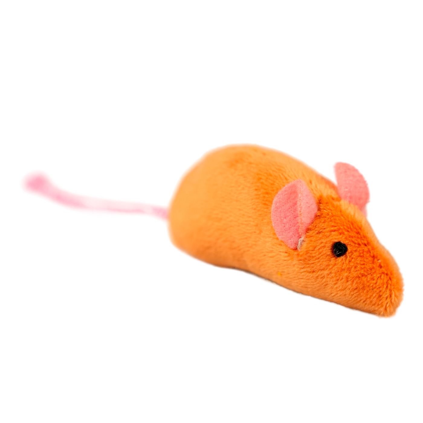 Игрушка Mr.Kranch для кошек Кукурузка и Мышка плюшевая с кошачьей мятой и перышками 19 см желтая — фото 4