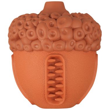 Игрушка Mr.Kranch для собак Орех с пищалкой 8.5*10 см коричневая с ароматом сливок