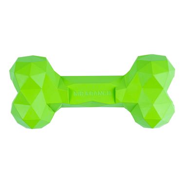 Игрушка Mr.Kranch для собак Кость дентальная Diamond 20 см зелёная с ароматом курицы