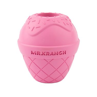Игрушка Mr.Kranch для собак Мороженое 8*9 см розовая с ароматом бекона